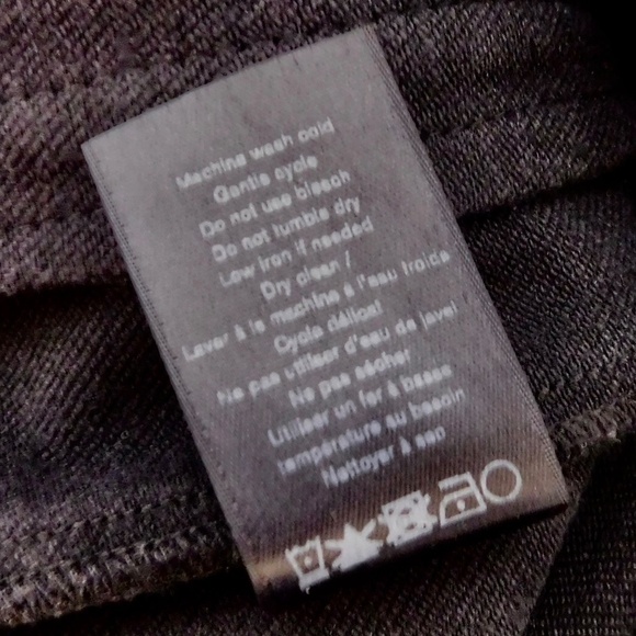 RAG & BONE Simone Leopard Print Zip Pocket Pants Black Gray Animal Crop Size 0 - Picture 15 of 16